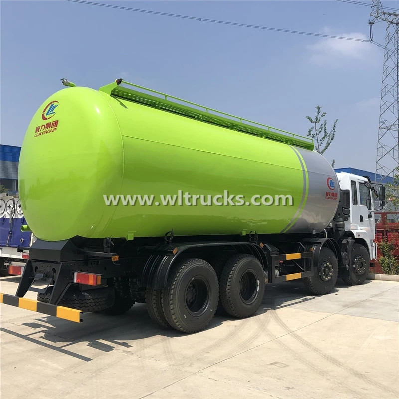 bulk cement transport truck
