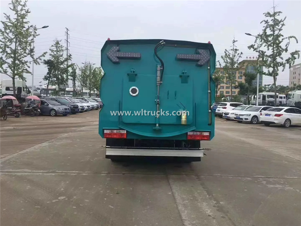cleaning and sweeping truck