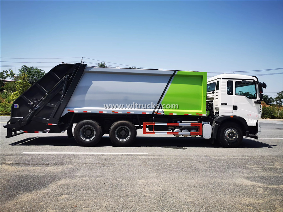 rubbish compactor truck