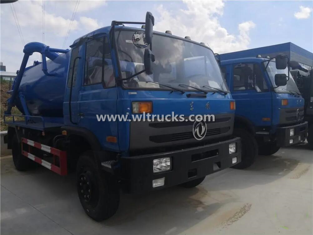 10 cubic meters vacuum Sewage Suction Truck