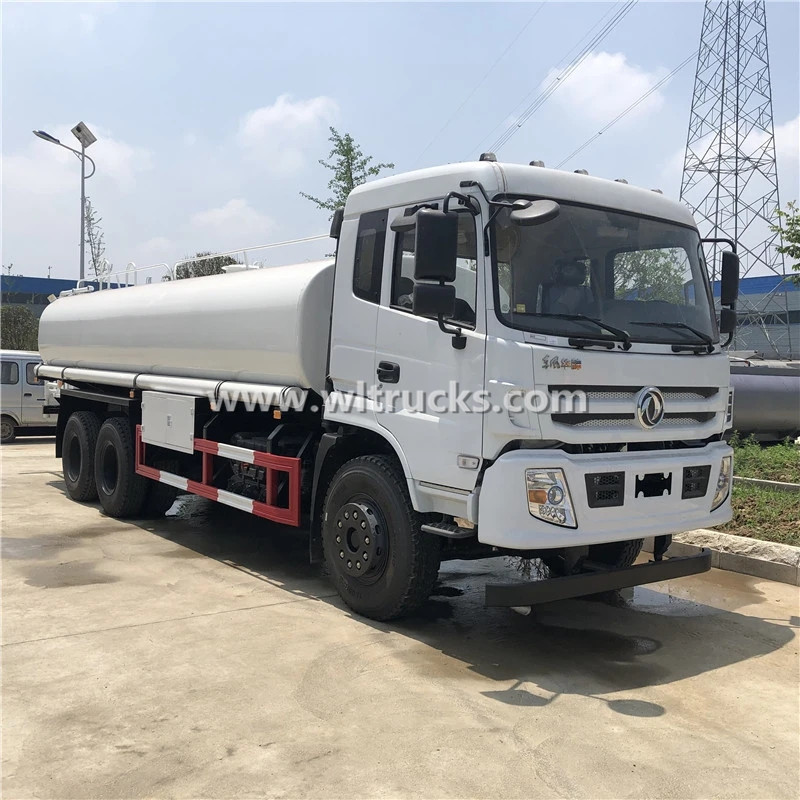10 wheels Dongfeng 5000 gallon Stainless Steel Material Potable Water Delivery Truck