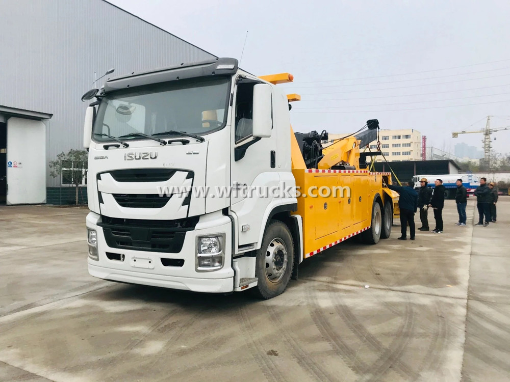 10 wheels Isuzu 20 ton wrecker Recovery Truck