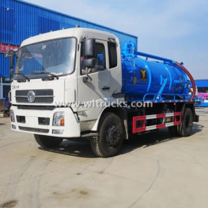 10m3 Vacuum Toilet Sucker Truck