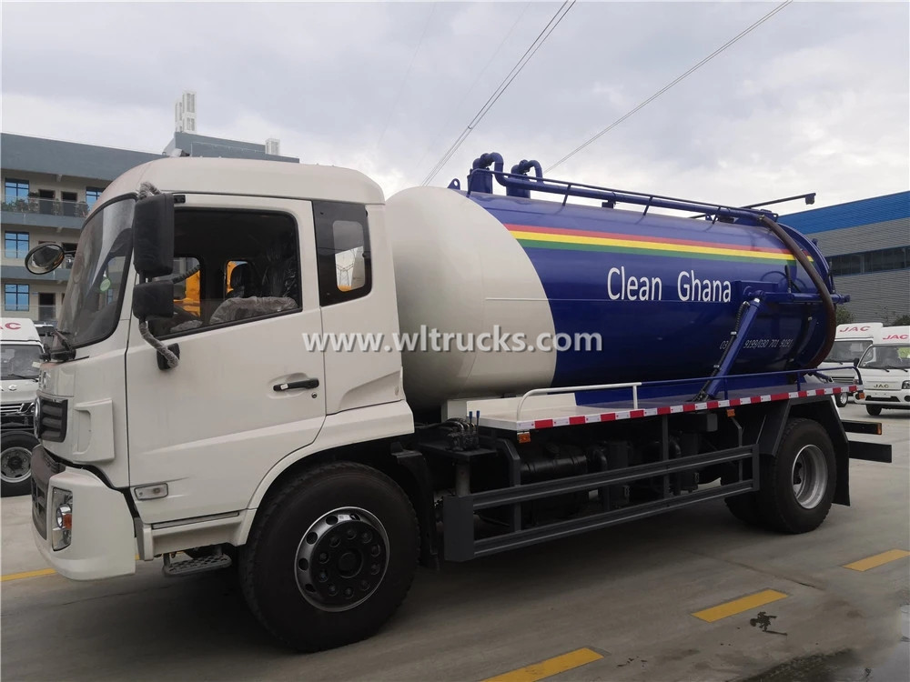 12cbm sewer vacuum sewage suction truck