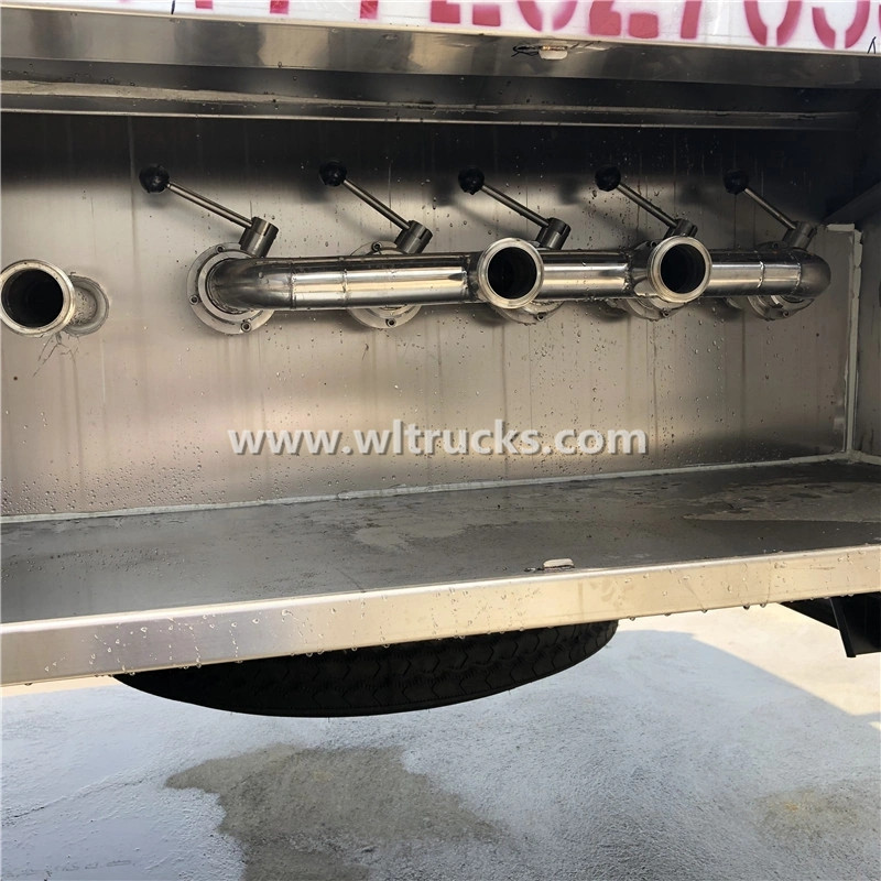 15cbm Stainless Steel Drink Water Tank Truck