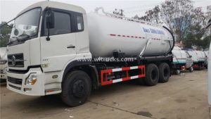 18000 liters Waste water Vacuum Tank truck