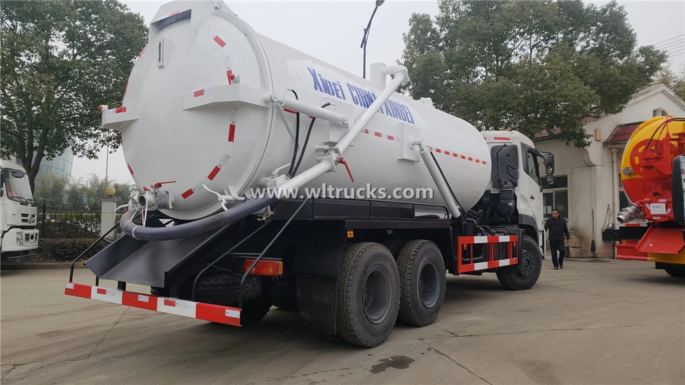 18m3 Waste water Vacuum Tank truck