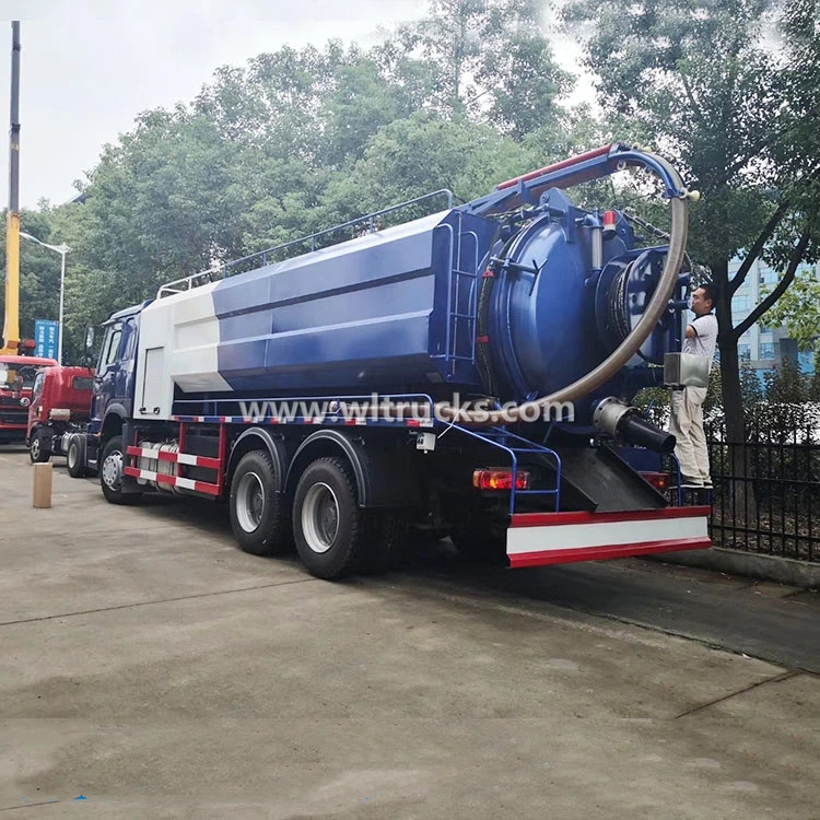 20m3 vacuum sewage sucker truck