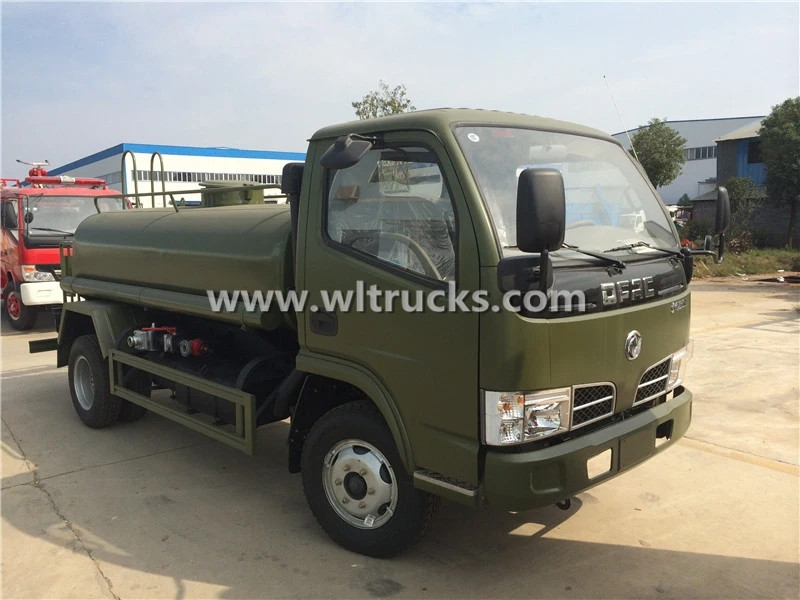4WD DFAC 5000L stainless steel Water Carting Truck