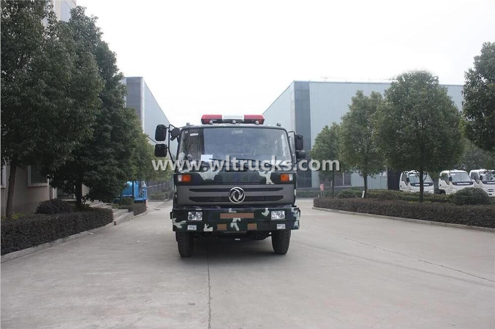 4X4 Military Water Tank Fire Fighting Truck