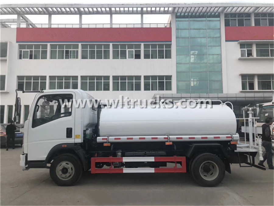 5 ton Stainless Steel Potable Water Tanker Truck