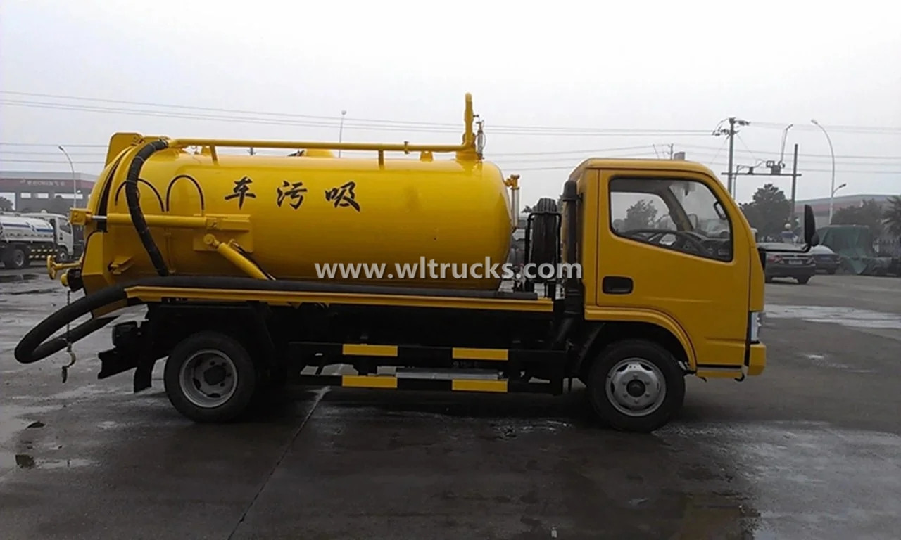 5000L Vacuum Sewage Truck