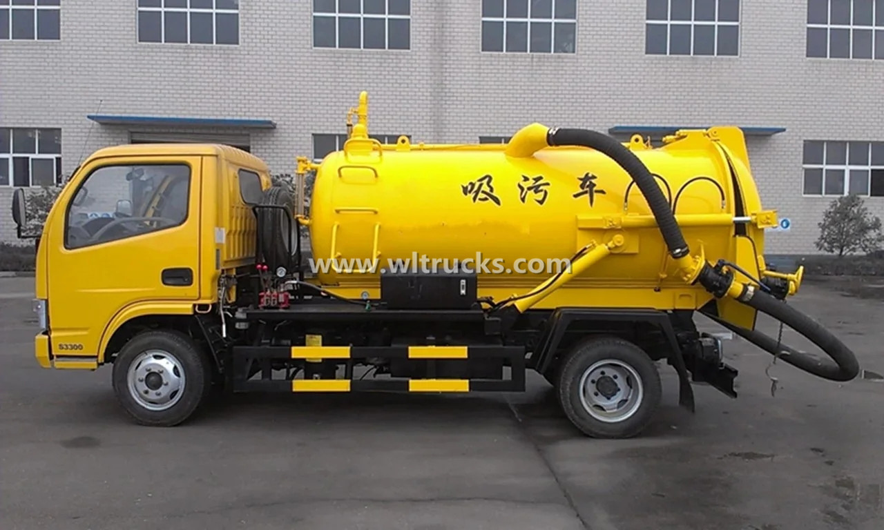 5cbm Vacuum Sewage Truck