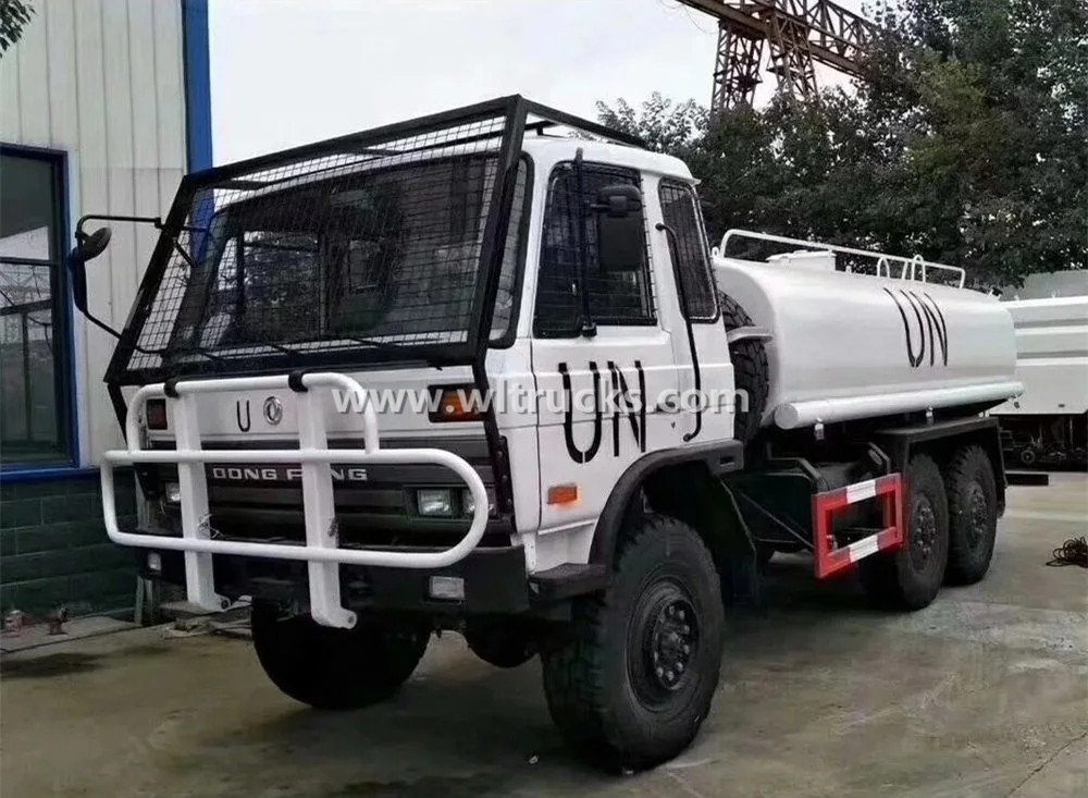 6WD off Road 15cbm Fuel Oil Tanker Truck