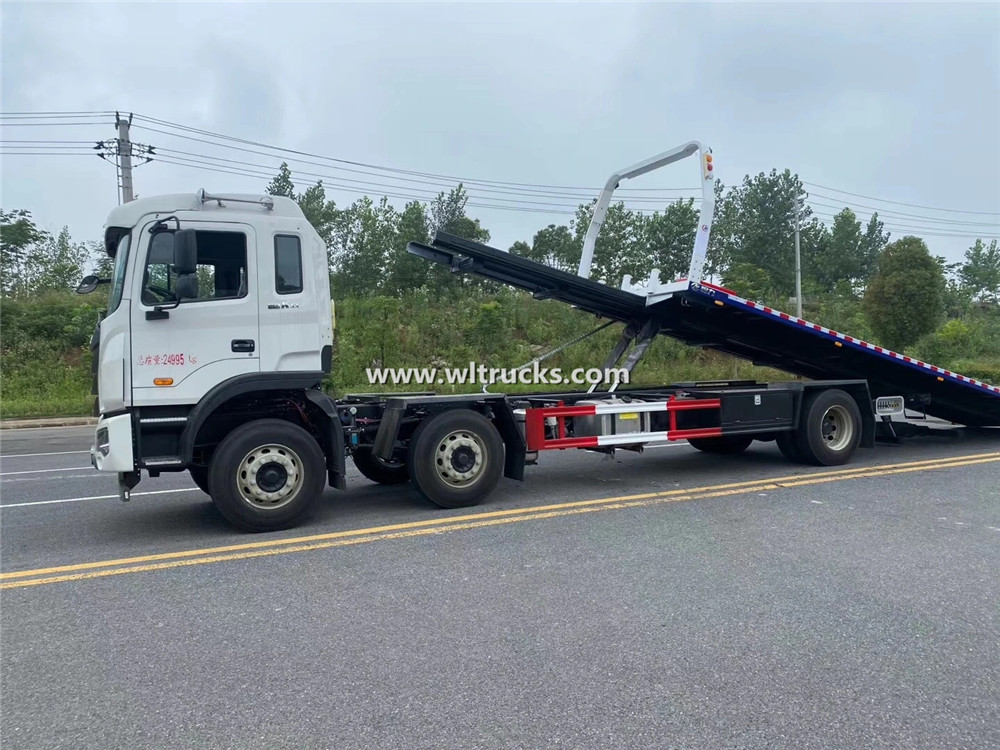 8 wheels JAC Flatbed Wrecker Tow Truck