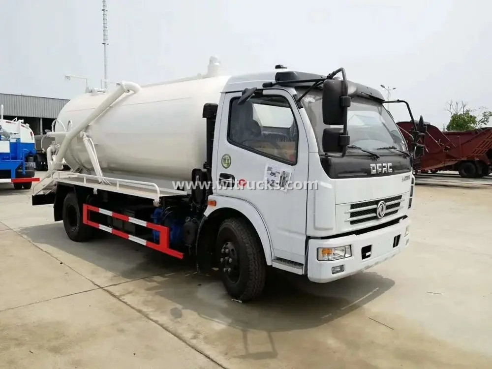 Dongfeng 8cbm Sewage Vacuum Truck