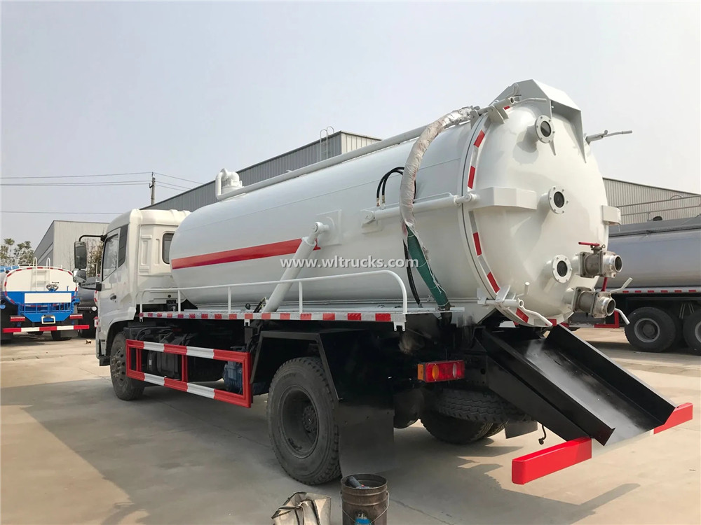 Dongfeng Kingrun 10m3 Sewer Vacuum Truck