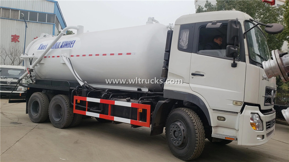 Dongfeng kinland 18000L Waste water Vacuum Tank truck