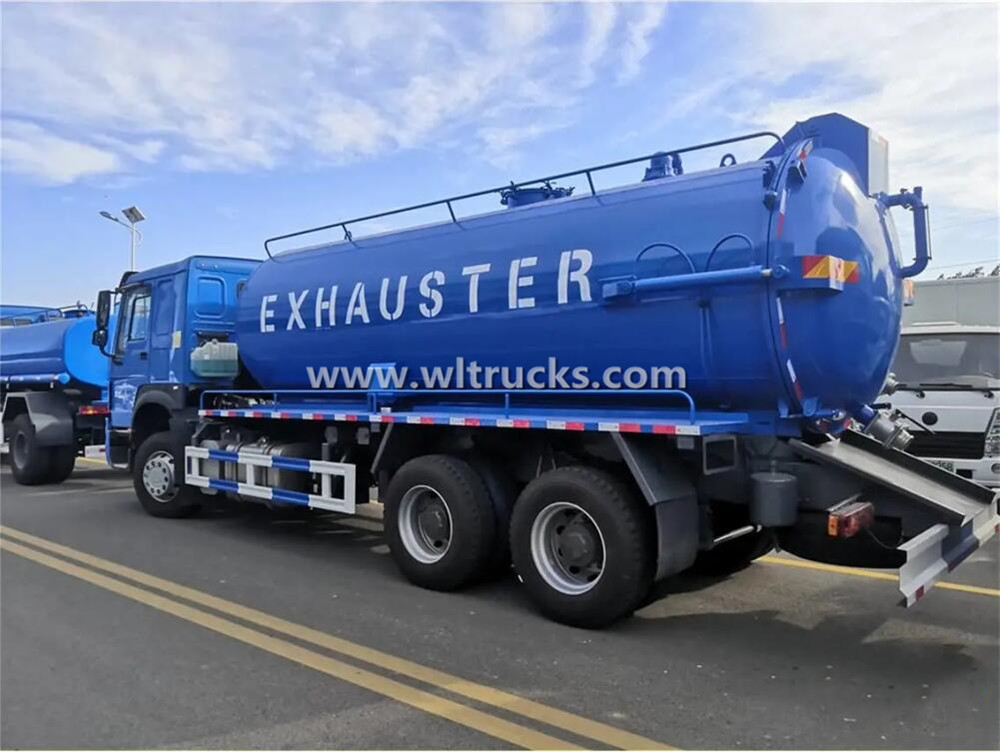 HOWO 18cbm Sewage Suction Truck