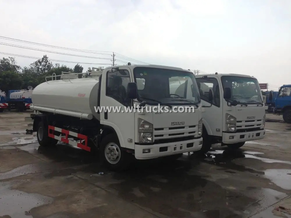 ISUZU 8000 liters stainless steel Water Transport truck