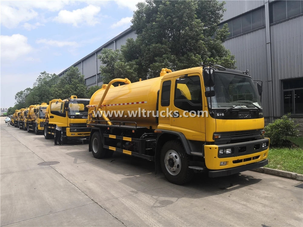 Isuzu 12cbm Vacuum Tank Truck