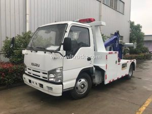 Isuzu 3 ton mini towing wrecker truck