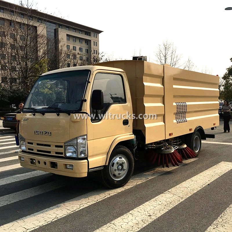 Isuzu 5m3 Vacuum Road Sweeper truck