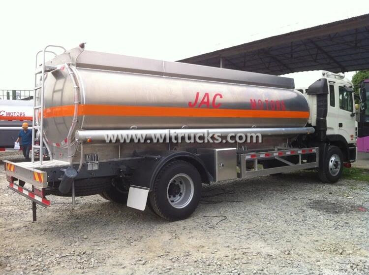 JAC 10cbm Aluminum alloy Oil Dispenser Truck