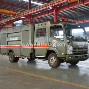 Japan ISUZU 6cbm Military Rescue Fire Truck