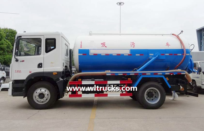 Sewage suction truck pictures