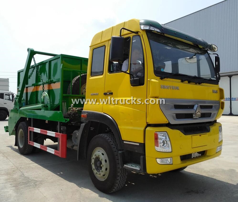 Sinotruk Swing Arm Garbage Truck