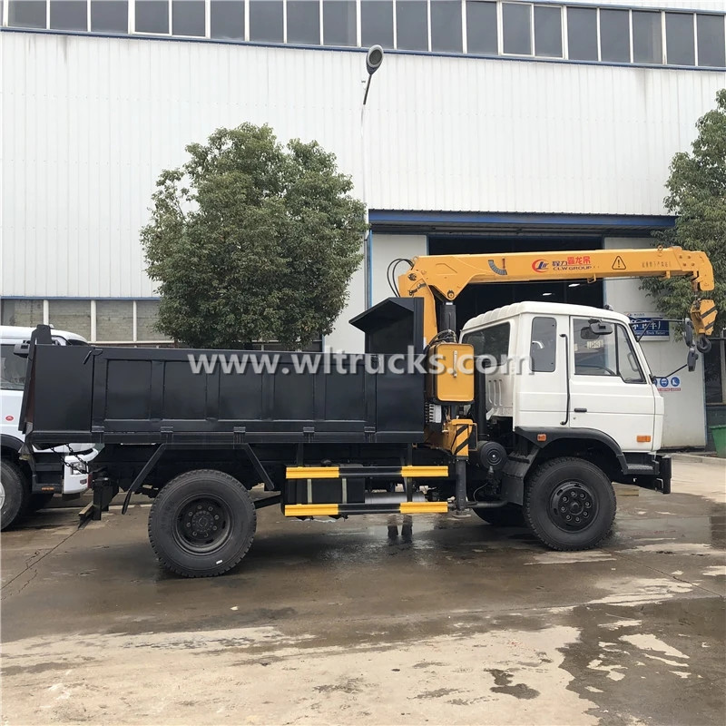 Truck Mounted Crane with dumper function