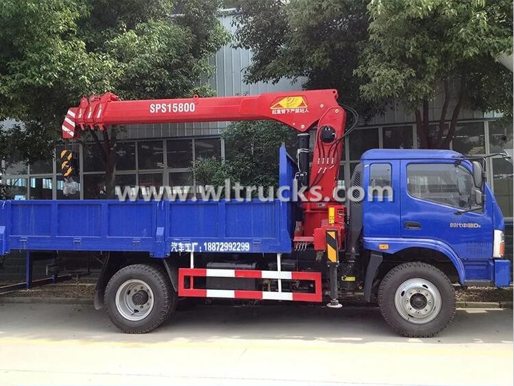 dump truck mounted crane