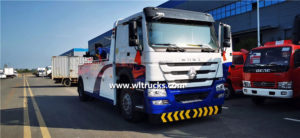 6 wheels Sinotruk Howo 16 ton one tow one wrecker towing truck