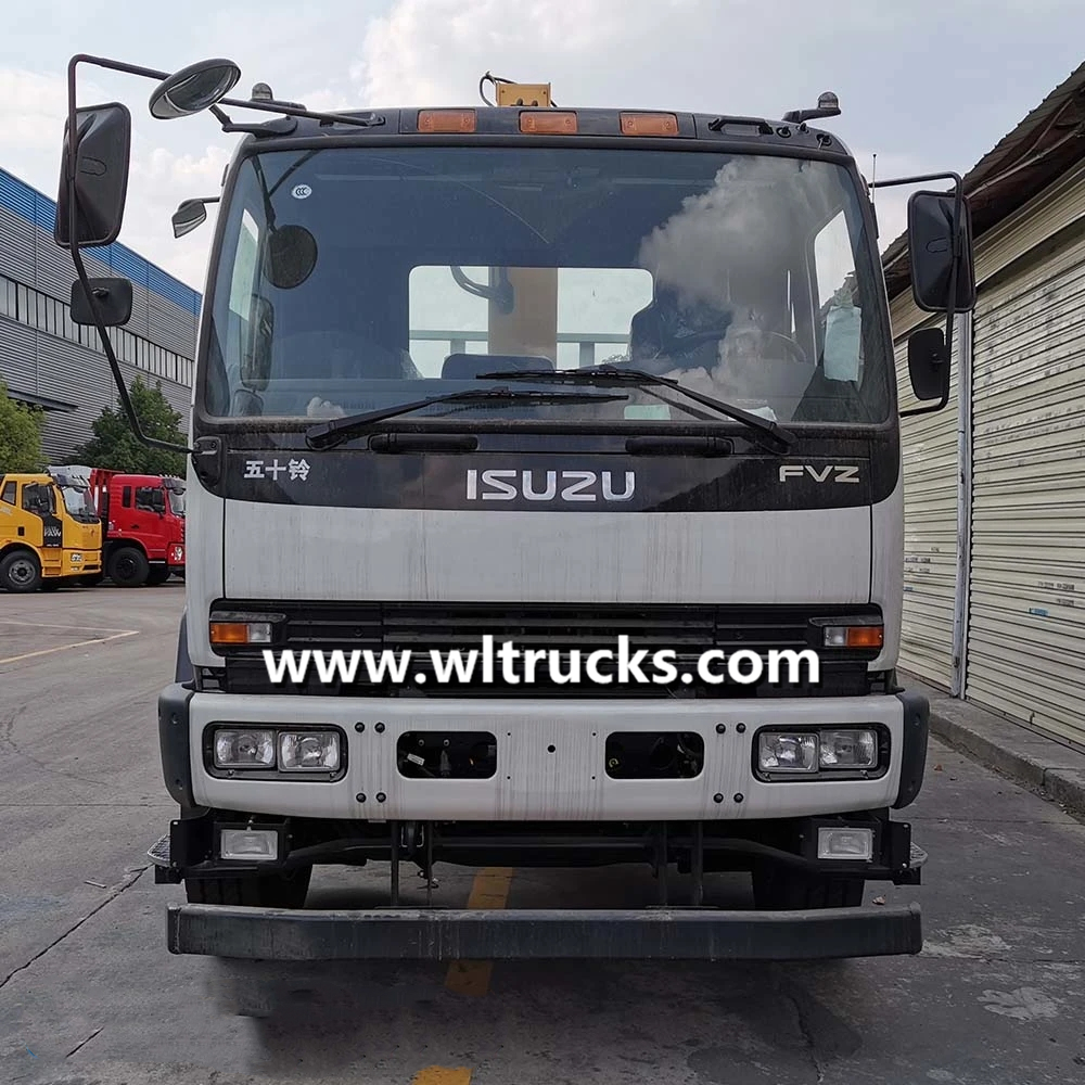 6X4 ISUZU fvz 10 ton to 12 tons Straight arm truck crane