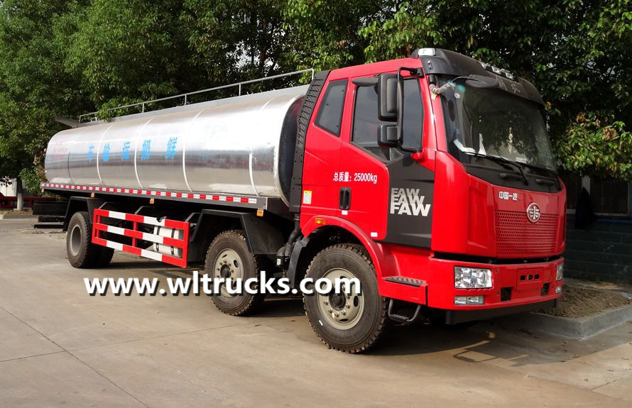 FAW 6x2 20cbm milk tank truck