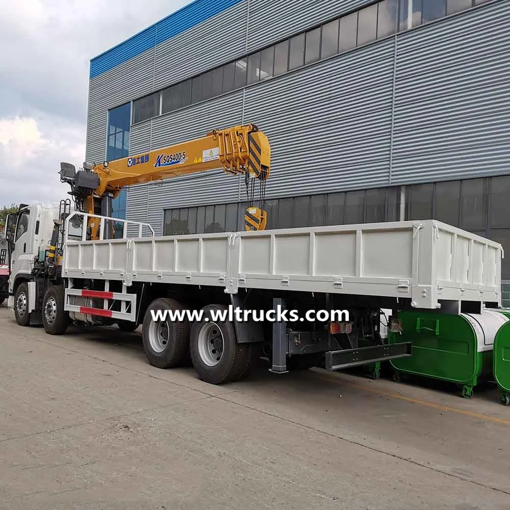 Isuzu GIGA 8X4 XCMG Truck Mounted Crane