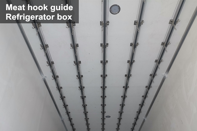 Meat hook box of refrigerated truck
