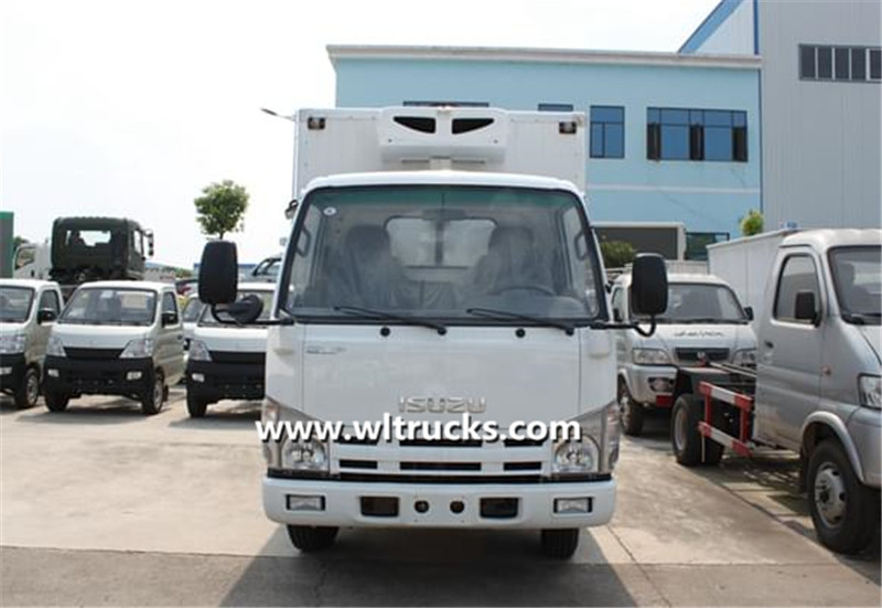 mini Isuzu 3 ton freezer truck