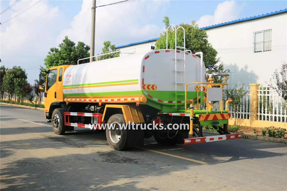 10m3 construction water tank truck