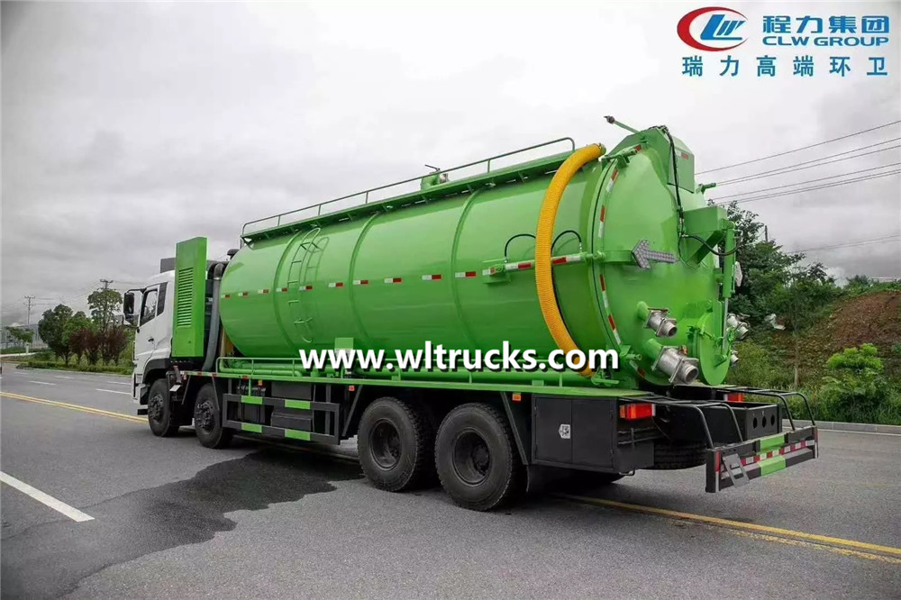 22 tons vacuum sewage suction truck