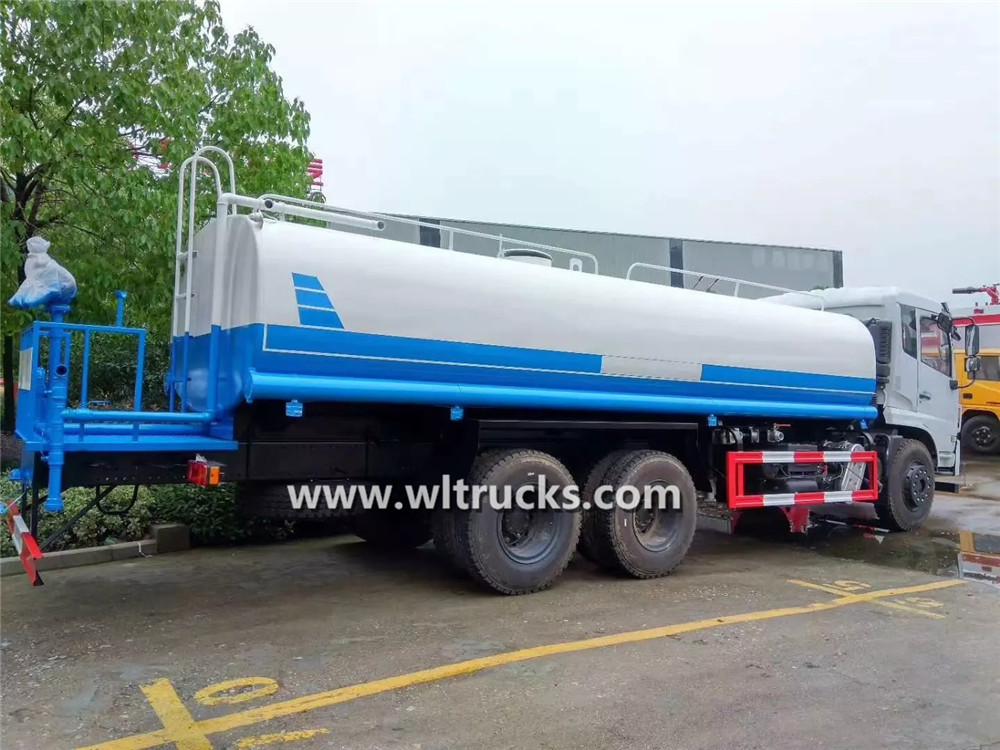 6X4 Kinland 20m3 water tank bowser truck