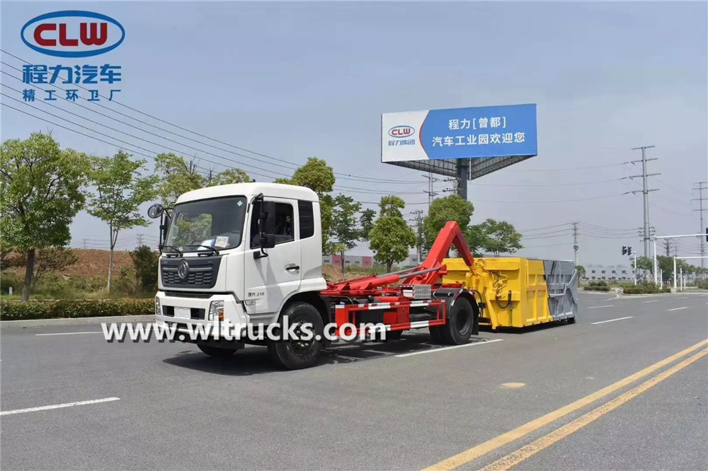 4x2-15m3-Hook-arm-garbage-truck