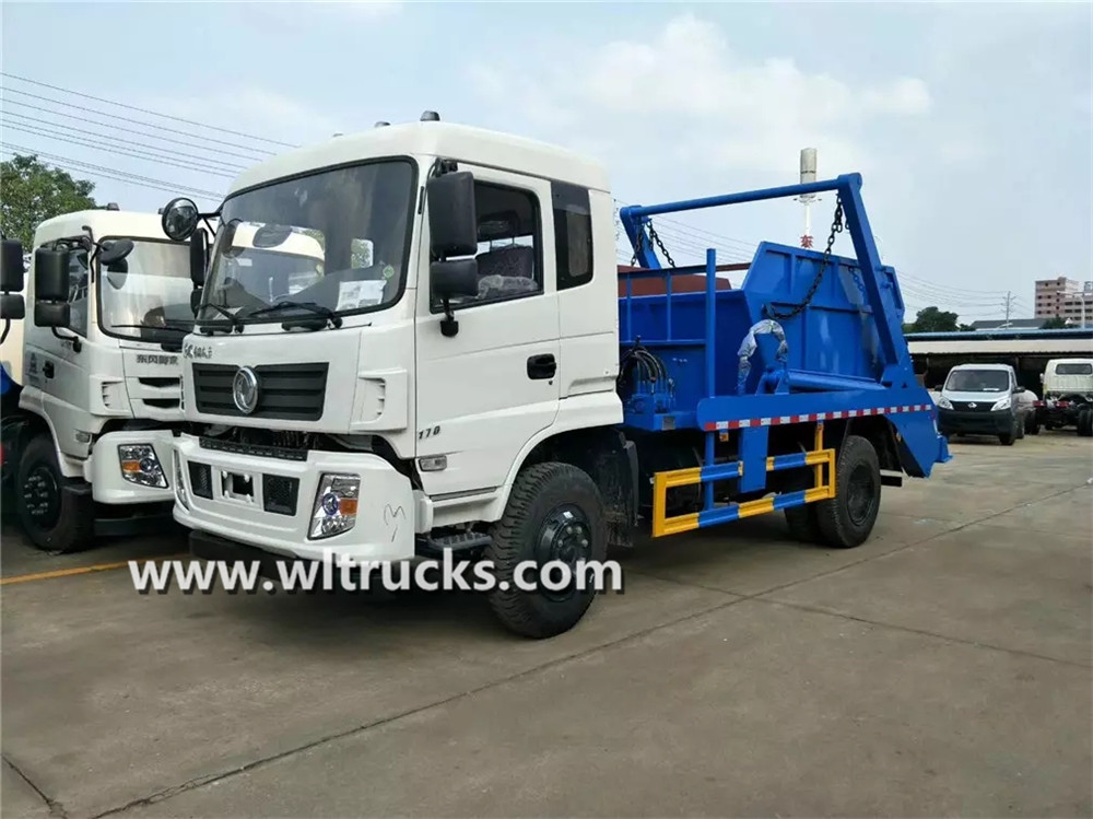 Dongfeng 10 ton Swing arm garbage truck