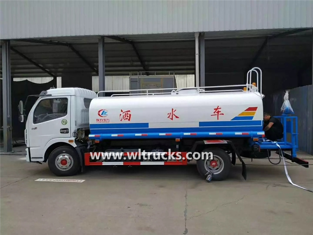 Dongfeng brand 8ton water tank bowser truck