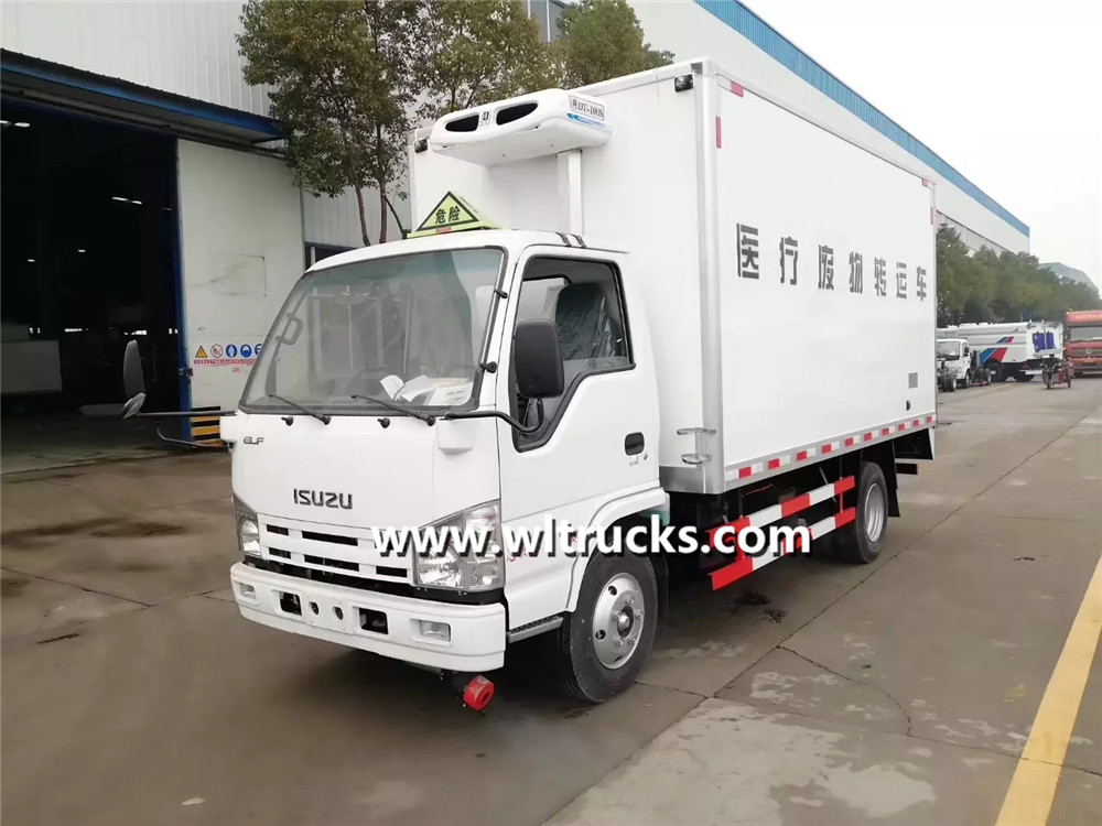 Isuzu 3 ton medical waste transfer truck