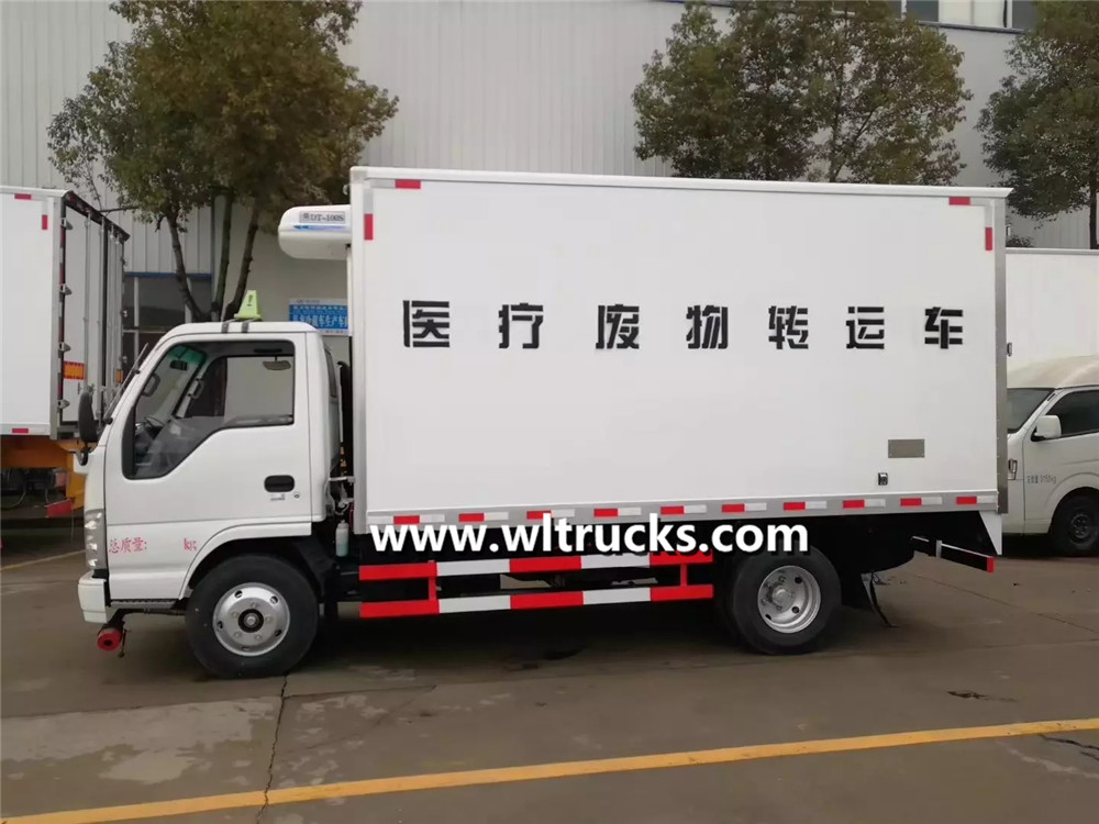 Mini medical waste transfer truck