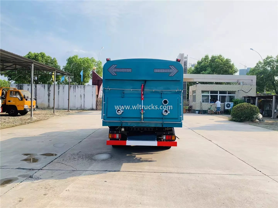 Isuzu brand vacuum cleaner truck