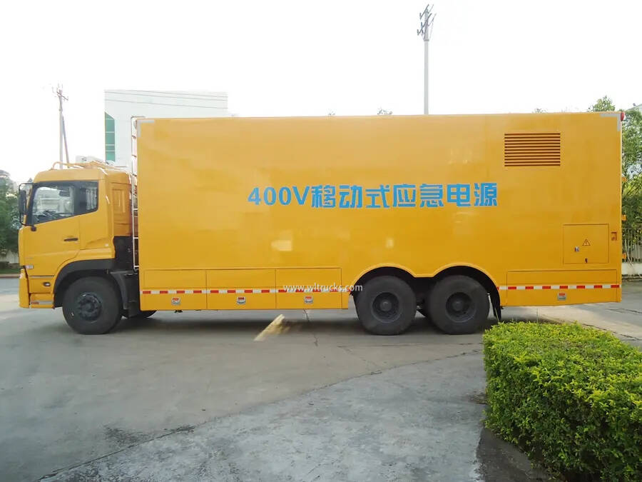 10 tires Dongfeng Kinland mobile emergency power supply truck