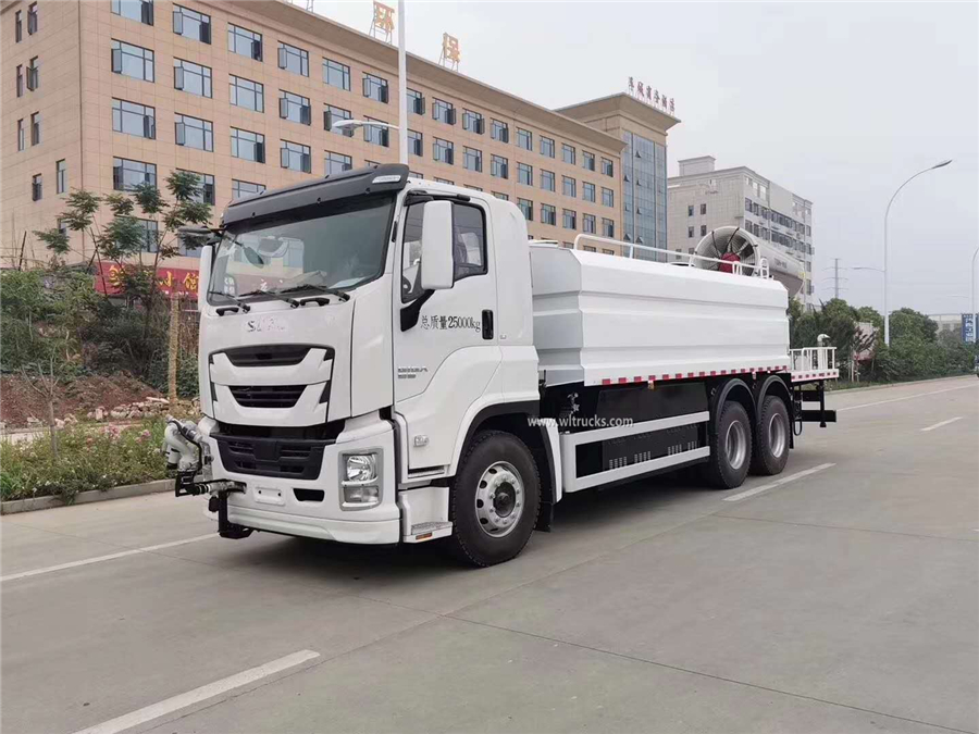10 wheel ISUZU GIGA disinfection truck with 120m fog cannon